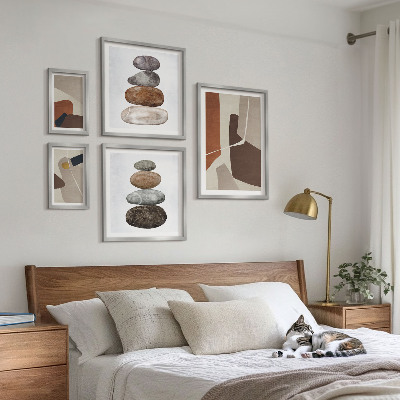 Poliptih u okviru Apstraktna boho nova umjetnost