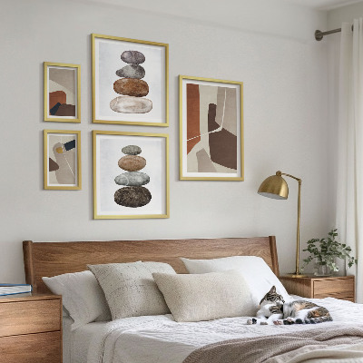 Poliptih u okviru Apstraktna boho nova umjetnost