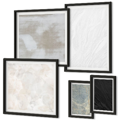 Set slika iznad kauča Boje elegantnih kamenih građevina