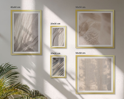 Set 5 slika u okviru Prirodne boho tkanine izbliza