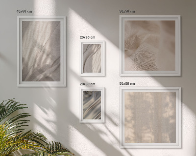 Set 5 slika u okviru Prirodne boho tkanine izbliza