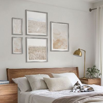 Set 5 slika u okviru Pastelne moderne teksture