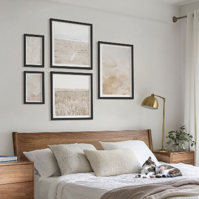 Set 5 slika u okviru Pastelne moderne teksture
