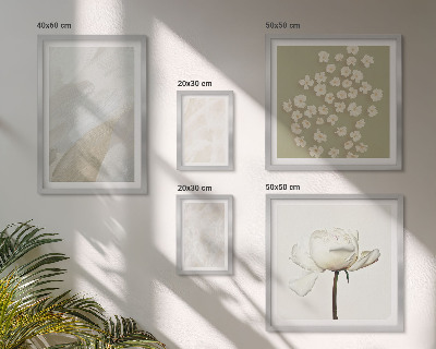 Set slika iznad kauča Cvijeće, moderne boho teksture