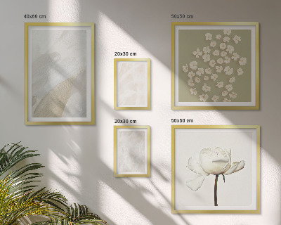 Set slika iznad kauča Cvijeće, moderne boho teksture