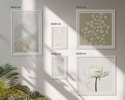 Set slika iznad kauča Cvijeće, moderne boho teksture