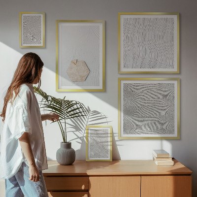 Set slika iznad kauča Lagane boho teksture pijeska