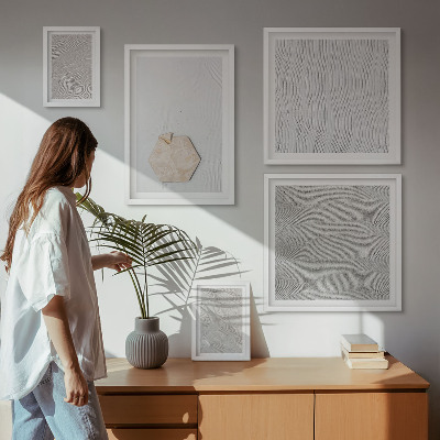 Set slika iznad kauča Lagane boho teksture pijeska