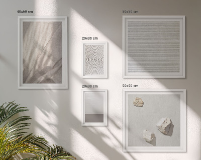Set 5 slika u okviru Nježne boho teksture prirode