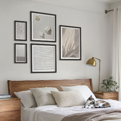 Set 5 slika u okviru Nježne boho teksture prirode