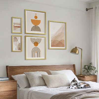 Set 5 slika u okviru Strukture različitih nijansi minimalizma