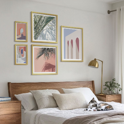 Set slika iznad kauča Ilustracije gradske arhitekture
