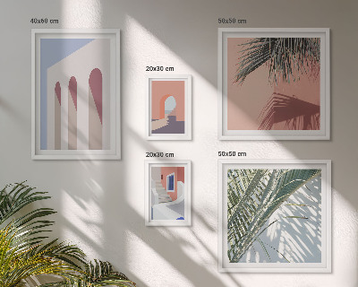 Set slika iznad kauča Ilustracije gradske arhitekture
