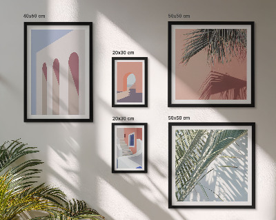 Set slika iznad kauča Ilustracije gradske arhitekture