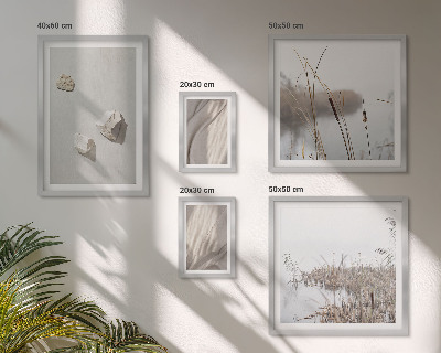 Poliptih u okviru Krupni planovi strukture u boho stilu