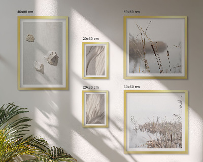 Poliptih u okviru Krupni planovi strukture u boho stilu