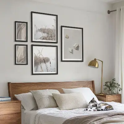 Krupni planovi strukture u boho stilu poliptih u okviru