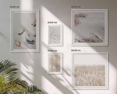 Set 5 slika u okviru Prirodne teksture u boho stilu