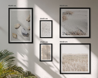 Set 5 slika u okviru Prirodne teksture u boho stilu