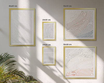 Set 5 slika u okviru Uzorci nizova svijetlih struktura