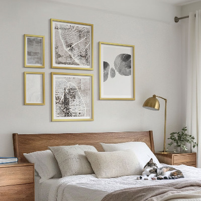 Set slika iznad kauča Apstraktni moderni oblici
