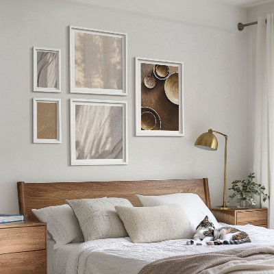 Set 5 slika u okviru Minimalističke teksturne strukture