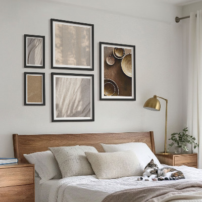 Set 5 slika u okviru Minimalističke teksturne strukture