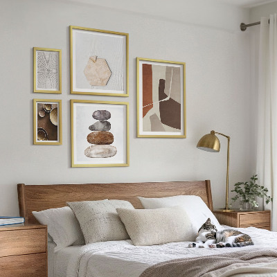 Set slika iznad kauča Teksture moderne umjetnosti