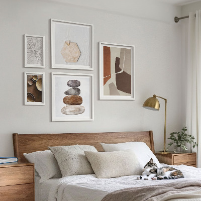 Set slika iznad kauča Teksture moderne umjetnosti