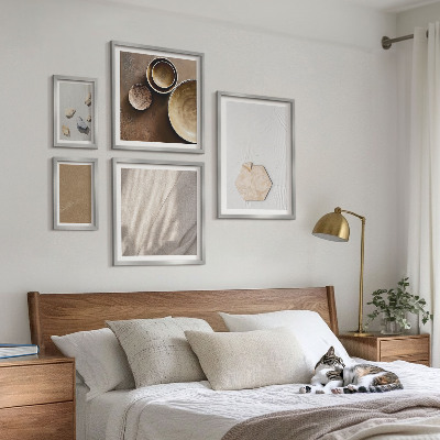Set 5 slika u okviru Minimalističke teksture tople