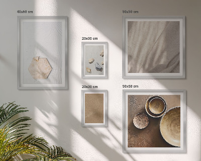 Set 5 slika u okviru Minimalističke teksture tople