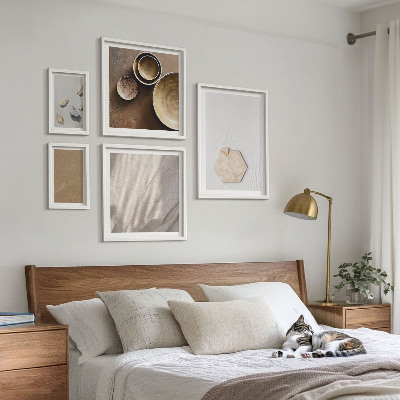 Set 5 slika u okviru Minimalističke teksture tople