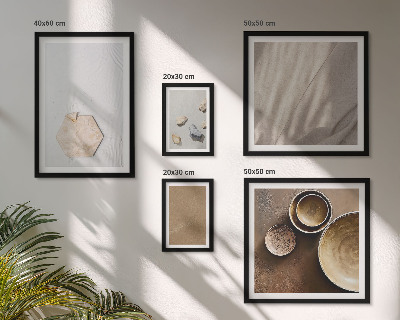 Set 5 slika u okviru Minimalističke teksture tople