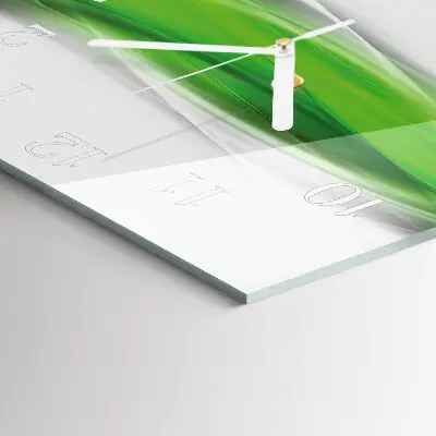 Stakleni četvrtasti sat Apstrakcija