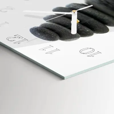 Stakleni četvrtasti sat Kamenje
