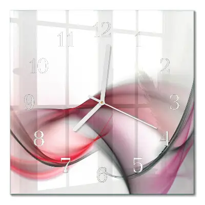 Stakleni četvrtasti sat Apstraktna umjetnost