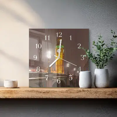 Stakleni četvrtasti sat Veliki Ben
