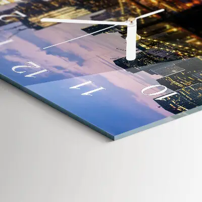 Stakleni četvrtasti sat Horizontalni most