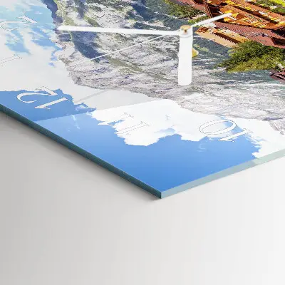 Stakleni četvrtasti sat Planine