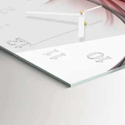 Stakleni četvrtasti sat Apstrakcija