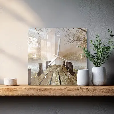 Stakleni četvrtasti sat Mreža