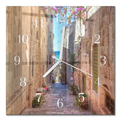 Stakleni četvrtasti sat Avenija