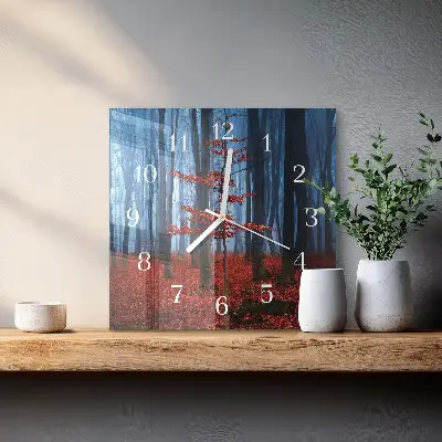 Stakleni četvrtasti sat Tama