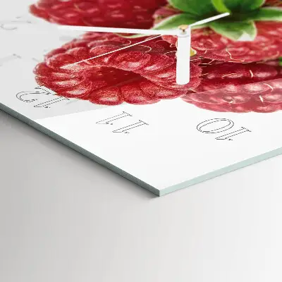 Stakleni četvrtasti sat Maline
