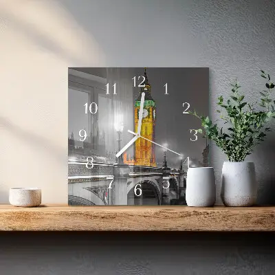 Stakleni četvrtasti sat Veliki Ben
