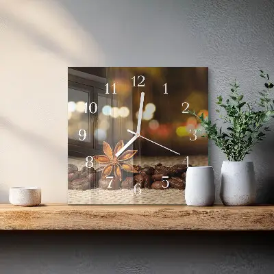 Stakleni četvrtasti sat Anis