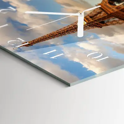 Stakleni četvrtasti sat Pariz