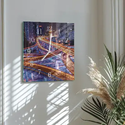 Stakleni četvrtasti sat Prijenos