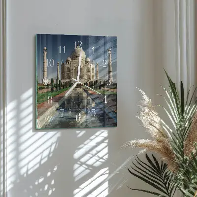 Stakleni četvrtasti sat Taj Mahal
