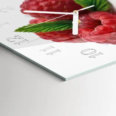 Stakleni četvrtasti sat Maline